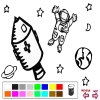 Space Coloring Book